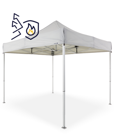 Visuel produit d’une tente pliante Ecotent E1 difficilement inflammable