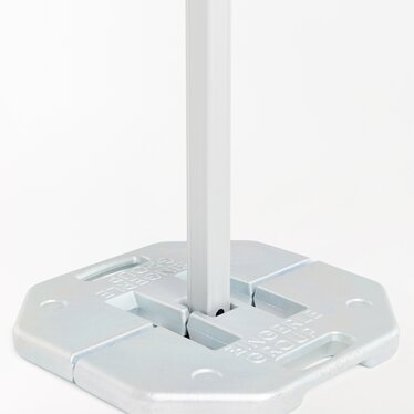 25 kg base plate for stabilizing Ecotent® folding gazebos.